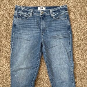 NWOT Paige Hoxton Crop size 27 jeans